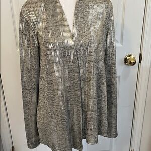 EUGENE KLEIN OPEN FRONT CARDIGAN FROM PARIS SZ 42 US SZ LARGE NWT
